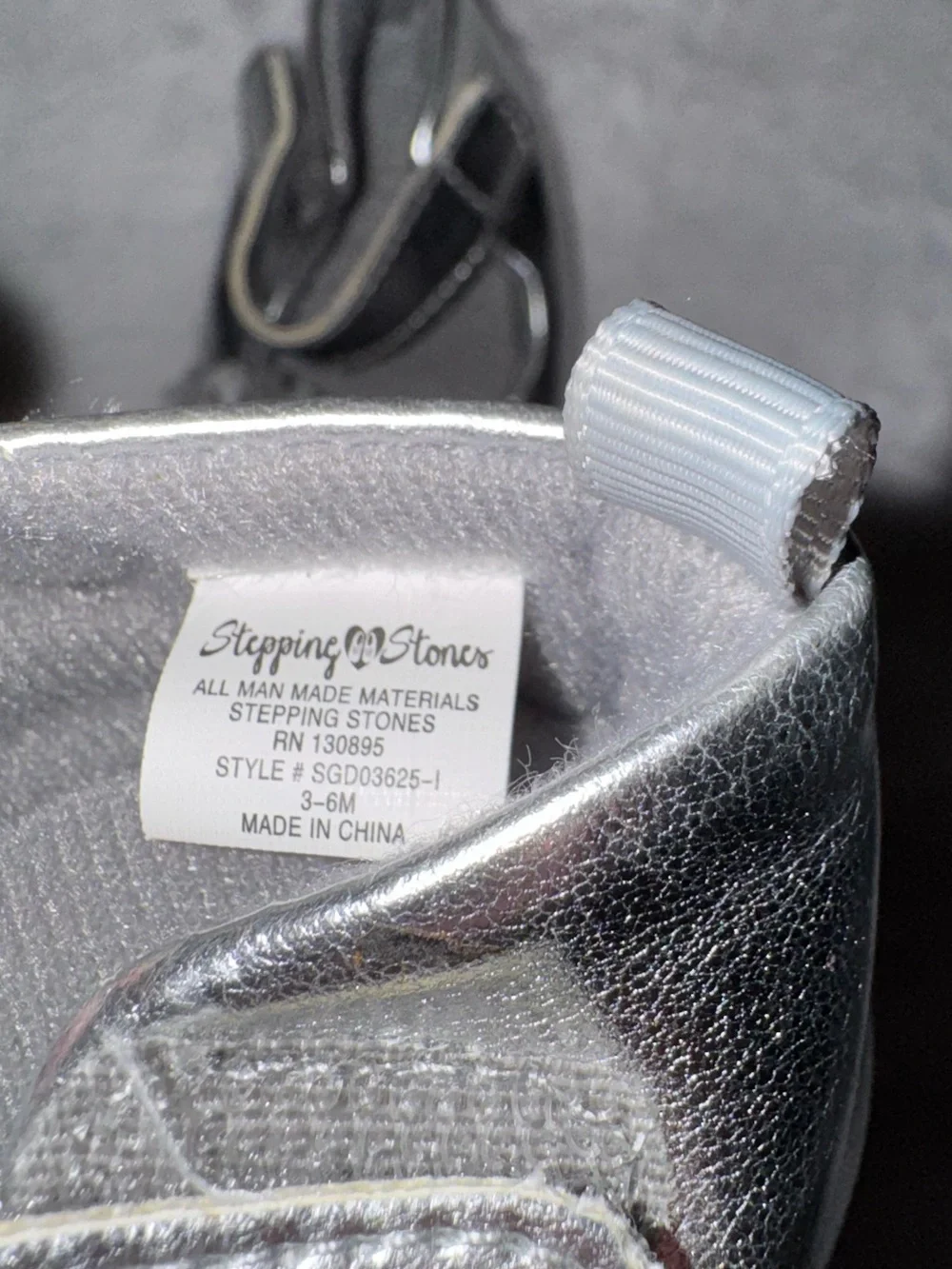 Rising Star Silver & Glitter Pink Baby Shoe Trio size 1